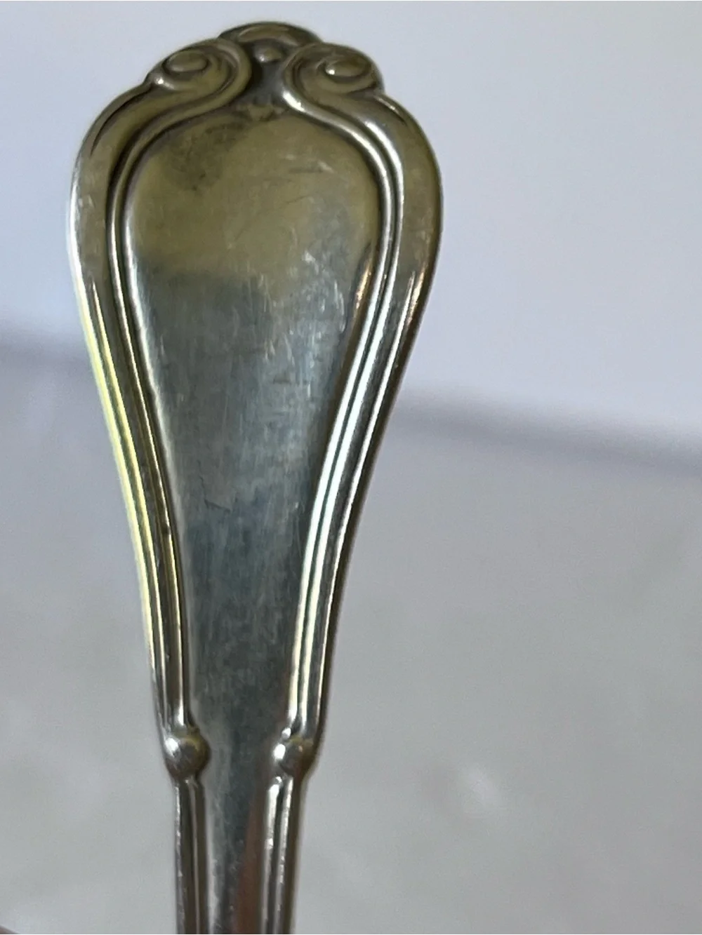 VTG Gorham Sterling Silver Heavy Gage Teaspoon Norfolk or Villa Norfolk Pattern